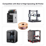 eSUN Magic PLA Filament 1.75mm, Dual Color Dark Night Starlight Twinkling PLA 3D Printer Filament, 1KG (2.2 LBS) Spool 3D Printing Color Change Filament for 3D Printers, Dark Twinkling Green eSUN