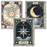 Axquilon 3 Pack Diamond Art Kits for Adults, Tarot Diamond Painting Kits for Adults Beginner, DIY 5D Full Drill Gem Art for Home Wall Decor 12x16 inch Axquilon