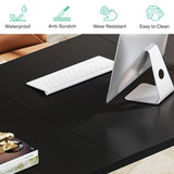 Tribesigns Modern Executive Desk, 70.9" Large Office Computer Desk, Conference Table Meeting Room Table, Simple Workstation Business Furniture for Home Office, Black Tribesigns