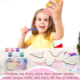 Saypacck 24 Set Princess Party Favors Princess DIY Paint Crafts Kit Birthday Goodie Bags Gifts Supplies Prizes Party Decorations Saypacck