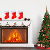 KitWinner Christmas Wood Beads Garland Retro Rustic Strand Country Farmhouse Xmas Tree Decor (14.5 Ft, Red & Green) KitWinner