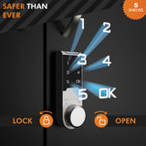 METALTIGER Metal Storage Cabinet with Digital Lock | Garage Storage Cabinet | Pegboard | 71" Lockable Tool Cabinet | Locking Cabinets (Black) METALTIGER