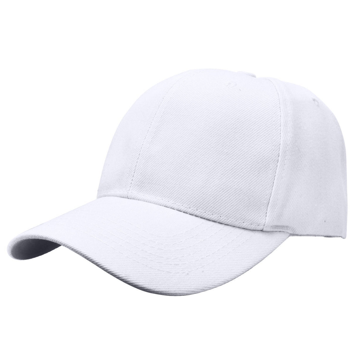Gelante Plain Blank Baseball Caps Adjustable Back Strap Wholesale Lot 6 Pack - 001-White-6Pcs Gelante