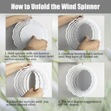 WindMage 8 Pack 8inch Sublimation Wind Spinner Blanks 3D Aluminum Metal Wind Sculpture Kinetic Spinners for Yard and Garden Indoor Art Ornaments Hanging Decoration (Classics) WindMage