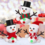 GYGOT 6 Pack Christmas Crafts for Kids,Build a Snowman Kit,Christmas Stocking Stuffers for Girls, Boys,Modeling Clay DIY for Holiday Activities GYGOT