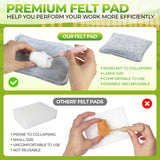 MOREJMTT Needle Felting Kit, 5 PCS Farm Animal Needle Felting Beginner Kits, Wool Felt Needle Felting Tools Foam Pad, Craft Party Supplies for Beginners Adult(Forest Animals) MOREJMTT