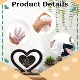 Jeffdad Large Photo Frame Resin Molds, Heart Shape Silicone Mold for Photo Frames Making, DIY Picture Frame Display Unique Mold for Resin Casting Art Crafts Table Home Decor Gift Jeffdad