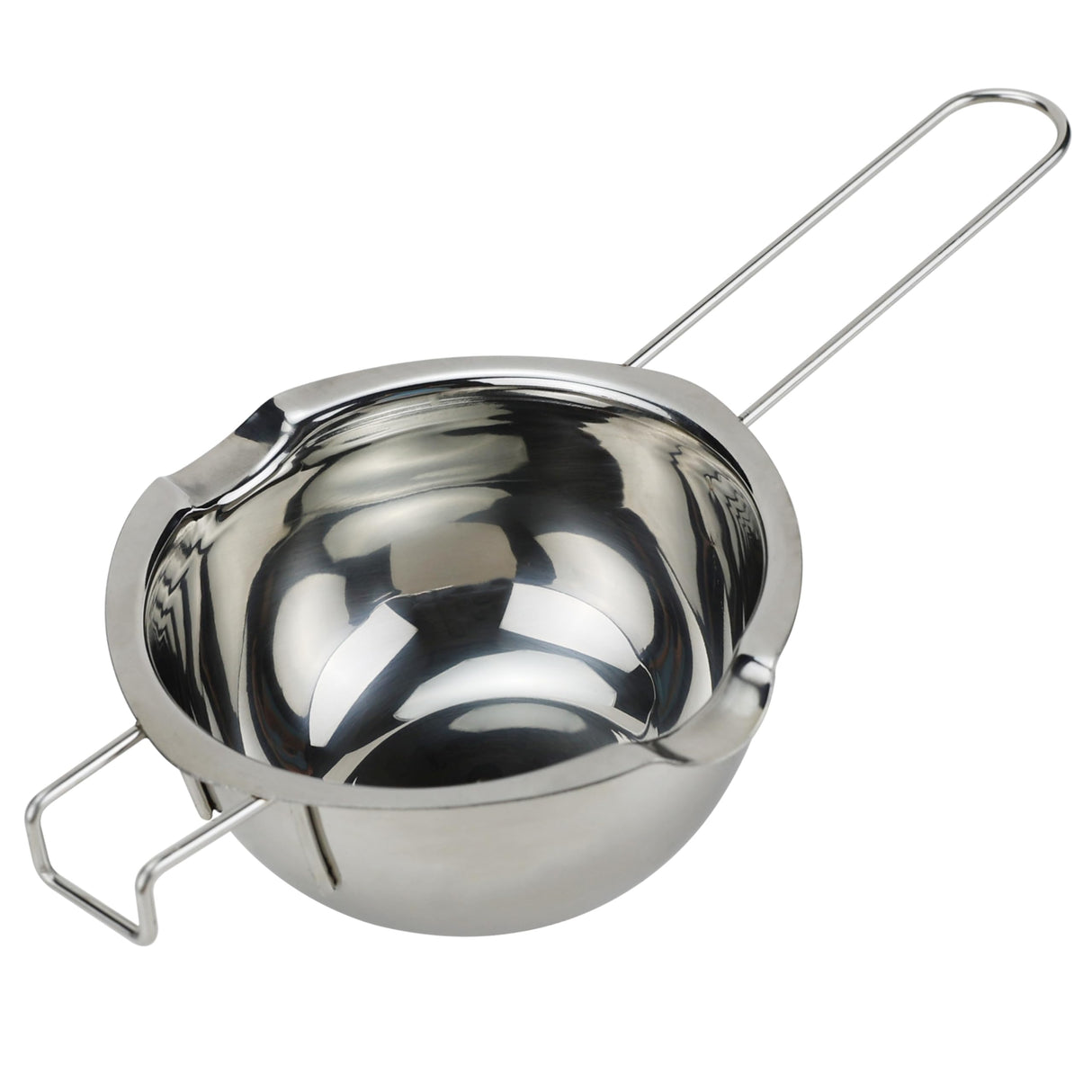 EIKS Boiler Pot Melting Bowl with SUS304 Stainless Steel for Melting Chocolate Candy Cheese Butter and Candle Wax Making, Capacity 400ML/13oz EIKS