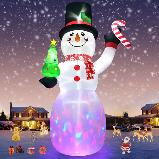 Kalolary 20 FT Christmas Inflatables Snowman Christmas Outdoor Decorations Blow Up Yard with Built-in LEDs for Indoor Outdoor Decor