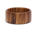Lipper International Acacia Straight-Side Serving Bowl for Fruits or Salads, Small, 6" Diameter x 2.5" Height, Single Bowl, 29.59 fluid ounces Lipper International
