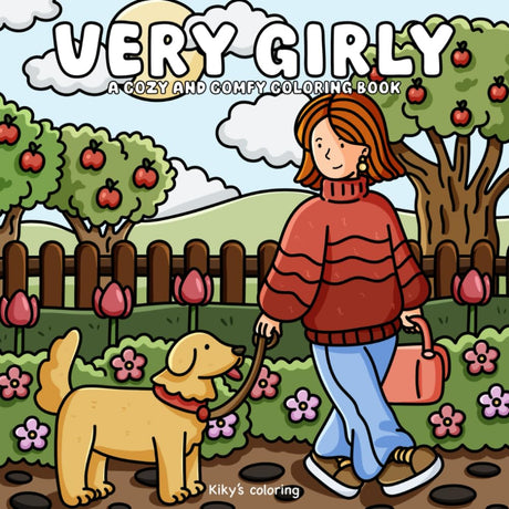 Cozy & Girly: Bold and Easy Girly Coloring Book for Adults, Teens, and Kids. Featuring Super Cute Girls in Super Cute & Cozy Scenes. Ideal for Stress ... Designs - Girly Theme) (Cozy Scenes & Places) WoodArtSupply