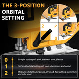 Jig Saw for Dewalt 18V/20V Max Battery, Cordless Jigsaw Tool Brushless Motor, Up To 2900 RPM, 45 Degree Beveled Cuts, LED Light for 4 Curve Cuttings, Plastic Box Include for Easy Carry (No Battery) Labfintom