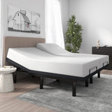 SHA CERLIN Split King Size Adjustable Bed Base/Bed Frame with Motorized Head and Foot Incline,Zero-Gravity,Wireless Remote,Wood Board Support (Only Base) SHA CERLIN