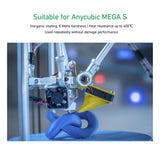 3D Printer Glass Bed, 220x240x4mm Borosilicate Glass Plate, 3D Printer Glass Print for Anycubic MEGA S, 3D Printer Borosilicate Glass Plate Build Surface, Easy Release Fockety