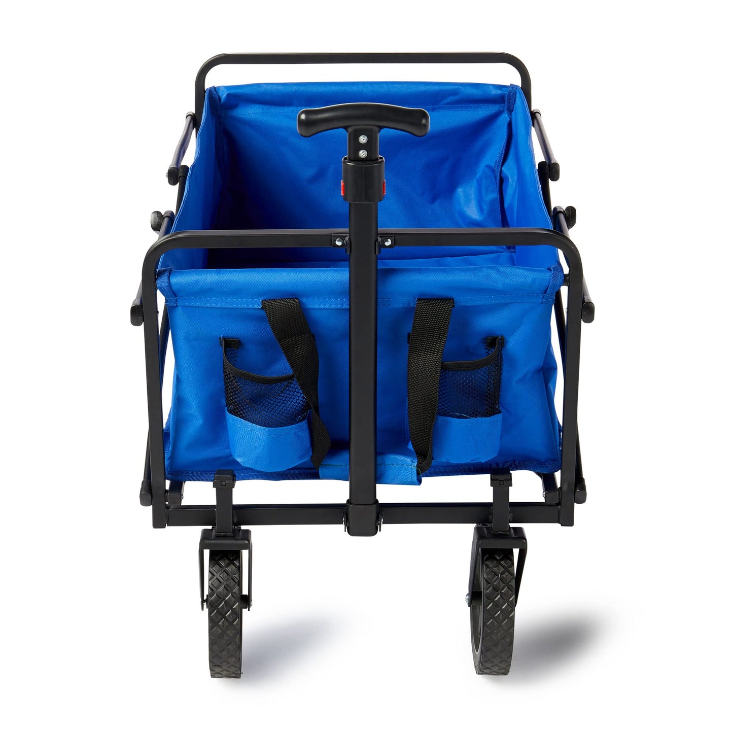 Seina Compact Folding 150-Pound Capacity Utility Cart, Royal Blue - WoodArtSupply