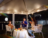 Quictent 8'x8' Pop up Canopy Tent with Netting, Outdoor Instant Portable Gazebo Easy up Screen House Room Tent -Fully Sealed, Waterproof & Roller Bag Included (Tan) Quictent