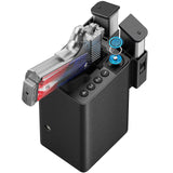 ONNAIS Biometric Pistol Gun Safe – Car and Bedside gun Safe for handgun with Fingerprint Trigger Lock for Quick Access, Fast Entry for Vehicle Console or Any Mountable Spot, Gifts for Men ONNAIS