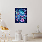 Yanfairy Turtle Diamond Art Painting Kits for Adults, Full Drill Diamond Dots Paintings for Beginners, Round 5D Paint with Diamonds Pictures Gem Art Painting Kits DIY Crafts Kits 12x16inch Yanfairy