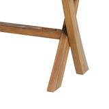 Christopher Knight Home Jeffery Outdoor Acacia Wood Bench with Rope Seating, Black and Teak 61x13.75x16.25 inches Christopher Knight Home