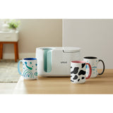 Cricut Beveled Blank Mug, Ceramic-Coated, Dishwasher & Microwave Safe Mug to Decorate, Cricut Mug Press & Infusible Ink Compatible,15 Oz Sublimation Mug, Ideal for Crafts and Printing, Miami Cricut