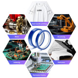 Heat Tape，8 Rolls Sublimation Tape Heat Transfer Tape, Adhesive Heat Resistant 10MM&20MM High Temp Tape 220 C(428 F) for for Sublimation Press Electronic Soldering Awpeye