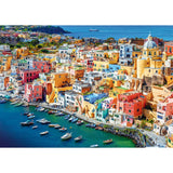 Trefl Procida, Campania, Italy 500 Piece Jigsaw Puzzle Red 19"x13" Print, DIY Puzzle, Creative Fun, Classic Puzzle for Adults and Children from 10 Years Old Trefl