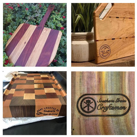 Custom Branding Iron for Wood and Leather – Arokimi Heat Stamp with Wooden Handle for Unique Gifts Arokimi