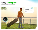 Quictent 8 x 8 ft Privacy Pop up Canopy Tent with Sidewalls, Instant Gazebo Canopy Shelter Enclosed Portable, Mesh Windows & Waterproof (Tan) Quictent