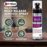 BlingFun Mold Release Spray for Candle Making & Epoxy - Uniform Coverage Fast Drying Non-Stick, Professional Grade Silicone Based Release Agent, Easy to Clean Extends Mold Life Blingfun