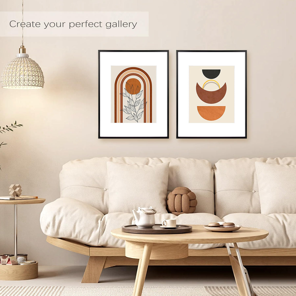 Golden State Art, 16x20 Picture Frame Set of 3, Black Thin Border Photo Frame, Display Pictures 11x14 with Mat or 16x20 Without Mat, Poster Frame for Wall Hanging Horizontal and Vertical Golden State Art