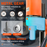 Magnetic Drill, 1400W 1.6" Boring Diameter, 810 RPM Power Magnetic Drill Presses, 2922lbf/13000N Drill Press with Variable Speed, for Metal Surface, Industrial/Home Improvement iMeshbean