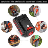 KINGTIANLE 2.5Ah 20V Max Lithium Battery Replacement for Black and Decker 20V Lithium Battery LBXR20 LBXR20-OPE LB20 LBX20 LBX4020 LB2X4020 Cordless Tools Batteries KINGTIANLE