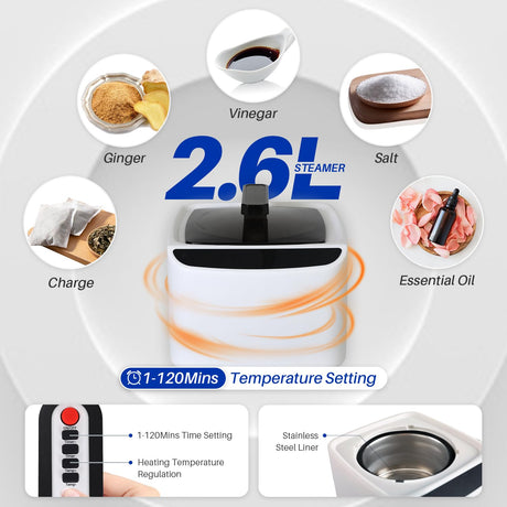 TOREAD Portable Steam Sauna Box for Home, Personal Steam Home Sauna Tent at Home Sauna with 2.6L 1000W Steamer Remote Control,Portable Sauna Box for Weight Loss TOREAD