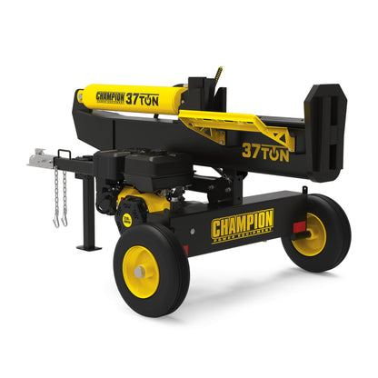 Champion Power Equipment 37-Ton Horizontal/Vertical Full Beam Gas Log Splitter with Auto Return - WoodArtSupply