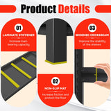 63''H Garage Shelves Heavy Duty Garage Shelving Units, 3000 LBS Capacity Industrial Shelving, Detachable and Adjustable 5-Tier Metal Storage Shelves for Warehouse, Basement, Black (63''H×40''W×18''D) ErgoNova