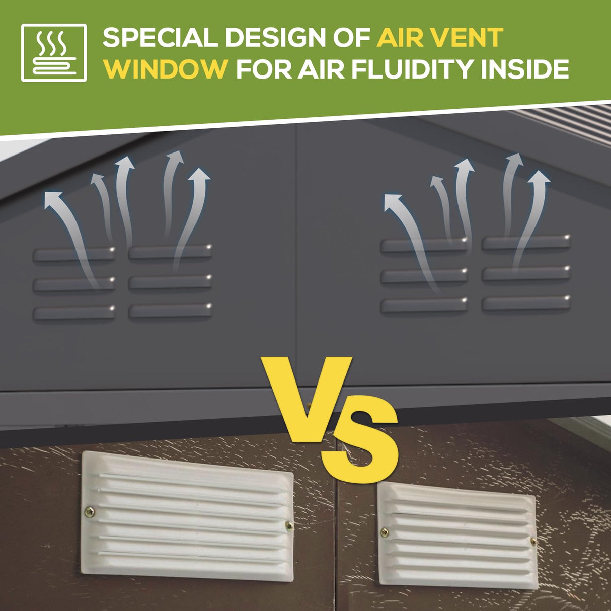 AECOJOY 16' x 12' Outdoor Storage Shed, Large Metal Sheds & Outdoor Storage Clearance 12x16 with Windows, Steel Backyard Shed, Utility Tool Storage for Garden, Patio, Outside use in Dark Grey AECOJOY