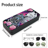 5D DIY Diamond Painting Kit Special Shape Diamond Art Eyeglass Case, Handmade Diamond Art Sunglasses Glasses Storage Box, Partial Mosaic Making Craft for Adults Travel Sunglasses Storage Box Gift Focart