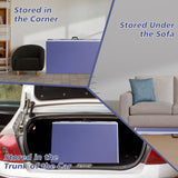 Generic Table Tennis Table, 8Ft Foldable & Portable Ping Pong Table Set with 2 Table Tennis Paddles, 3 Balls and Net for Indoor Outdoor Game Generic