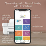 HP DeskJet Plus 4152 All-in-One Color Inkjet Printer, Mobile Print, Scanner & Copy, Instant Ink Ready, Wireless Printers for Home and Office, Built-in USB Port and WiFi, 7FS74A (Renewed) HP