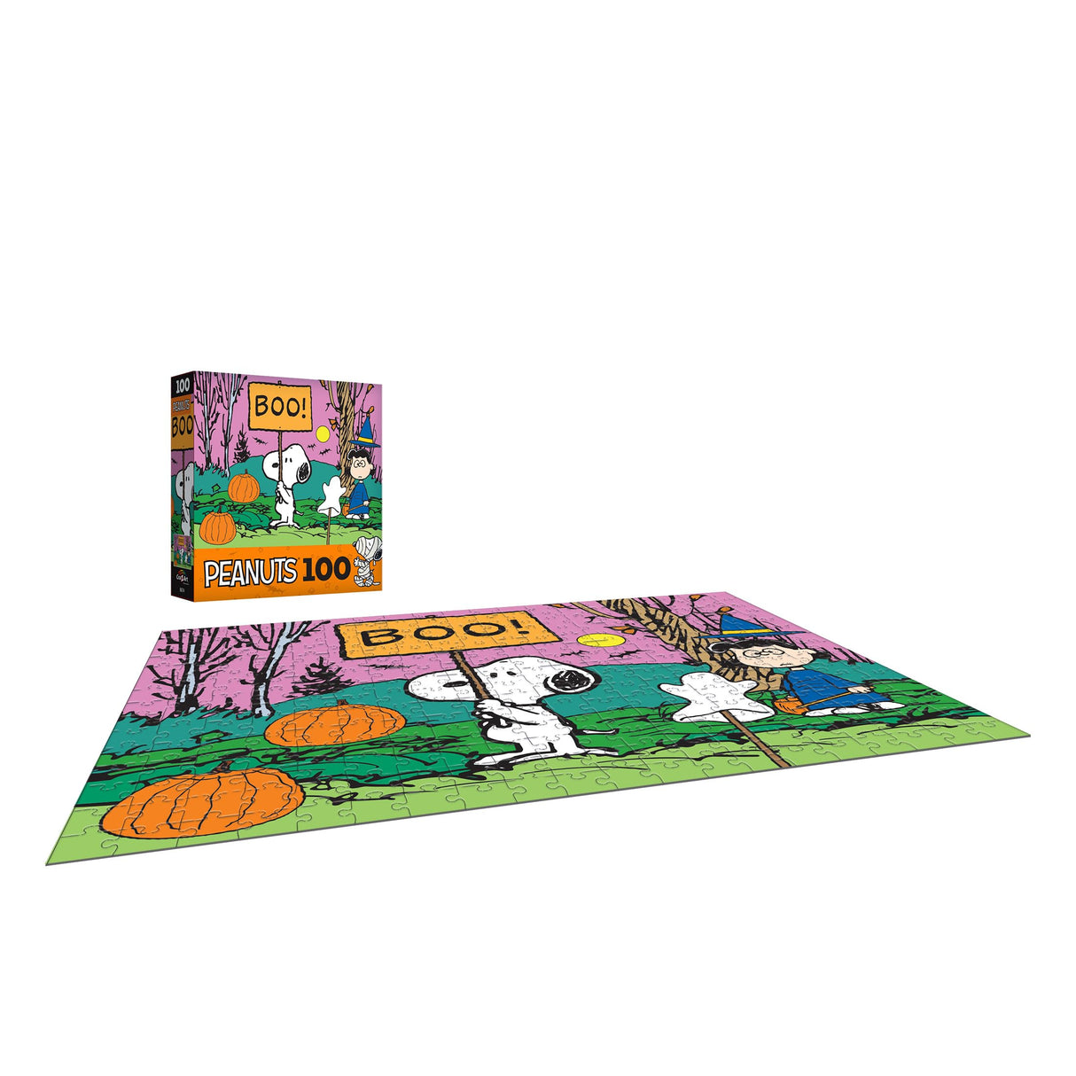 RoseArt - Peanuts - Boo! - 100 Piece Jigsaw Puzzle for Kids and Adults RoseArt