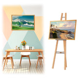 SHUESS 4 Pack Wood Canvas Stretcher Bars Kit, 12 x 16 Inch Wooden Canvas Frame for Prints, Easy to Assemble, Gallery Wrap Oil Frame Kits for Oil Paintings, Prints, Paint by Numbers & Poster SHUESS