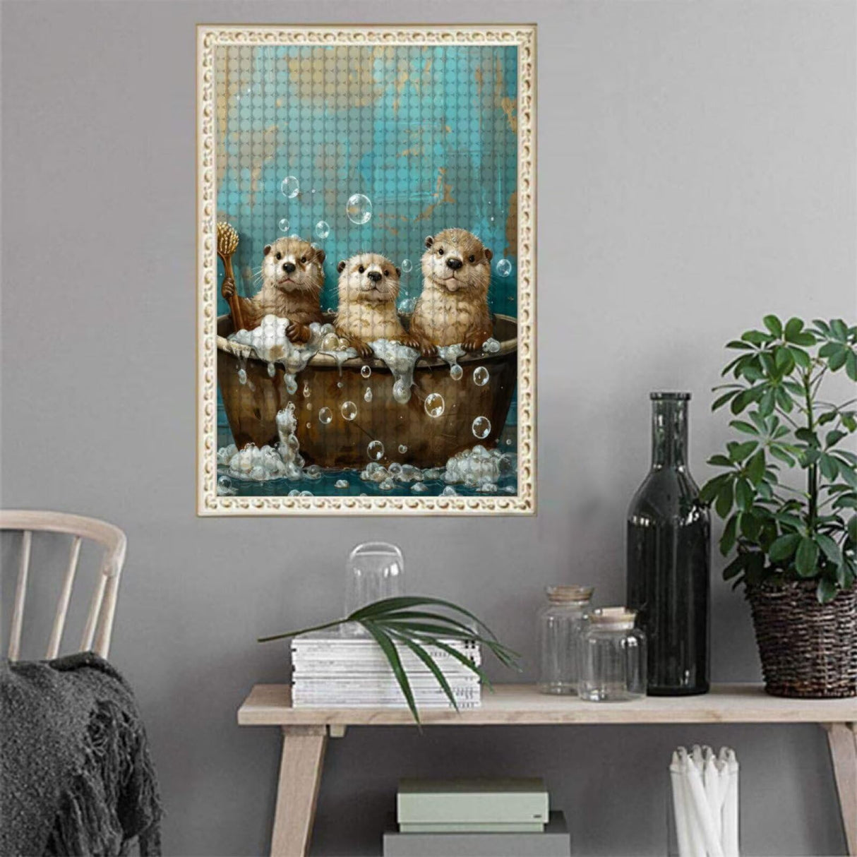 TURGF Dream Catcher 5D Diamond Painting Kit for Adult Beginners, 8x12 inch - DIY Fantasy Diamond Painting for Home Living Room Wall Art Decor and Holiday Gift TURGF