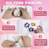 Fuyoooo 2 Sets DIY Vase Mosaic Painting Kit DIY Mosaic Arts and Craft Kits Mosaic Tiles DIY Crafts with Vase Flower Mosaic Accessories Creativity Handmade Artwork for Adults Home Decoration Fuyoooo