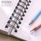 ARTISTIC EYE 9x12 Premium Sketch Book Set, 100 Sheets, Spiral Bound, 68lb (100gsm), Acid-Free Drawing Paper, Ideal for Kids, Teens & Adults (Set of 2) ARTISTIC EYE