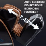 Alfine A688 Heaven Duet Massage Chair-4D & 3D Dual-Mechanism Zero Gravity Recliner with Yoga Stretch and Electric Automatic Footrest Extension-Full Body Relaxation (Brown) Alfine