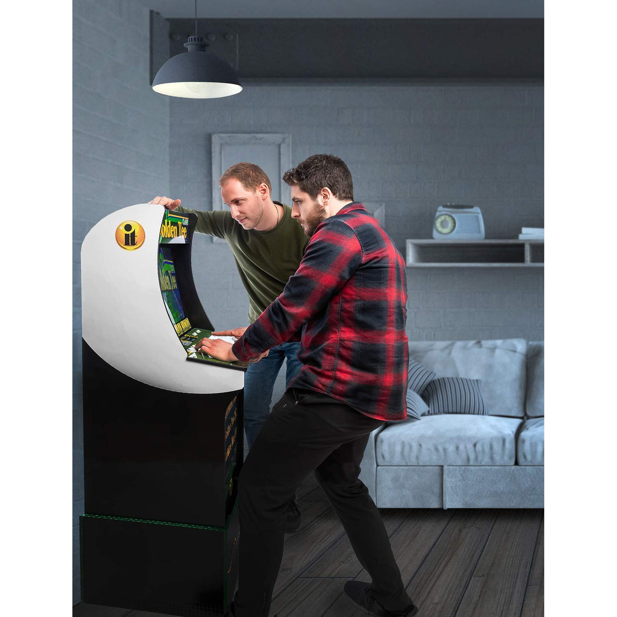 Arcade 1Up Golden Tee Classic Arcade with Riser, 5ft ARCADE1UP