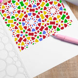 12Pcs Mixed Stencils for Painting, Art Stencils for Crafts Reusable, Wood Grains Flower Texture Templates Spider Web Layering Spray Paint Stencils Kit on Wall Canvas Cake Card DIY (11×7'') LLOUSSAK