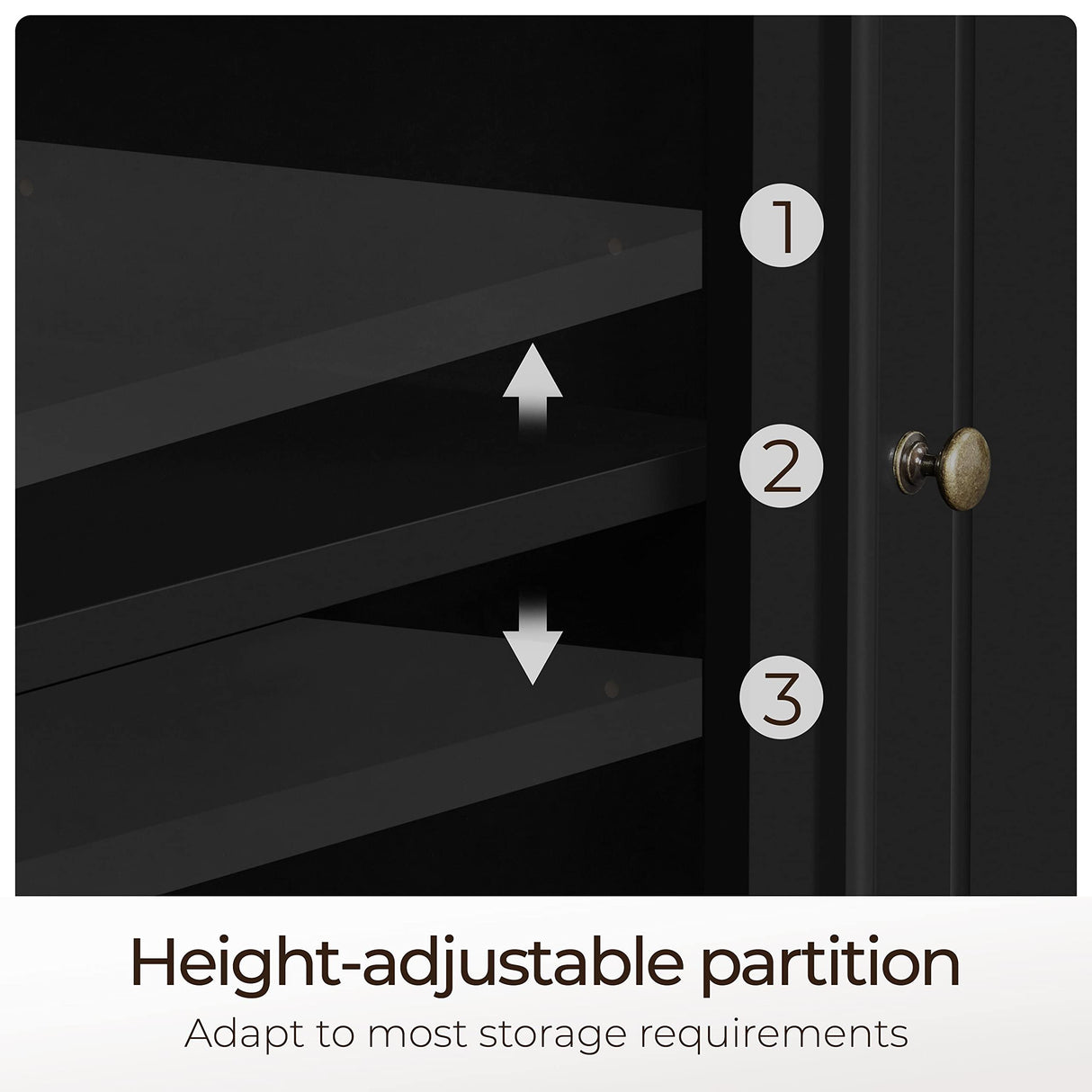 Yaheetech Black TV Stand with Power Outlet for TVs up to 65 in, Modern Media Entertainment Center with Doors & Storage Shelf, Wooden TV Console with 6 Robust Legs for Living Room Yaheetech