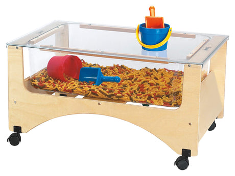 Jonti-Craft Toddler See-Thru Sensory Table Brown Jonti-Craft