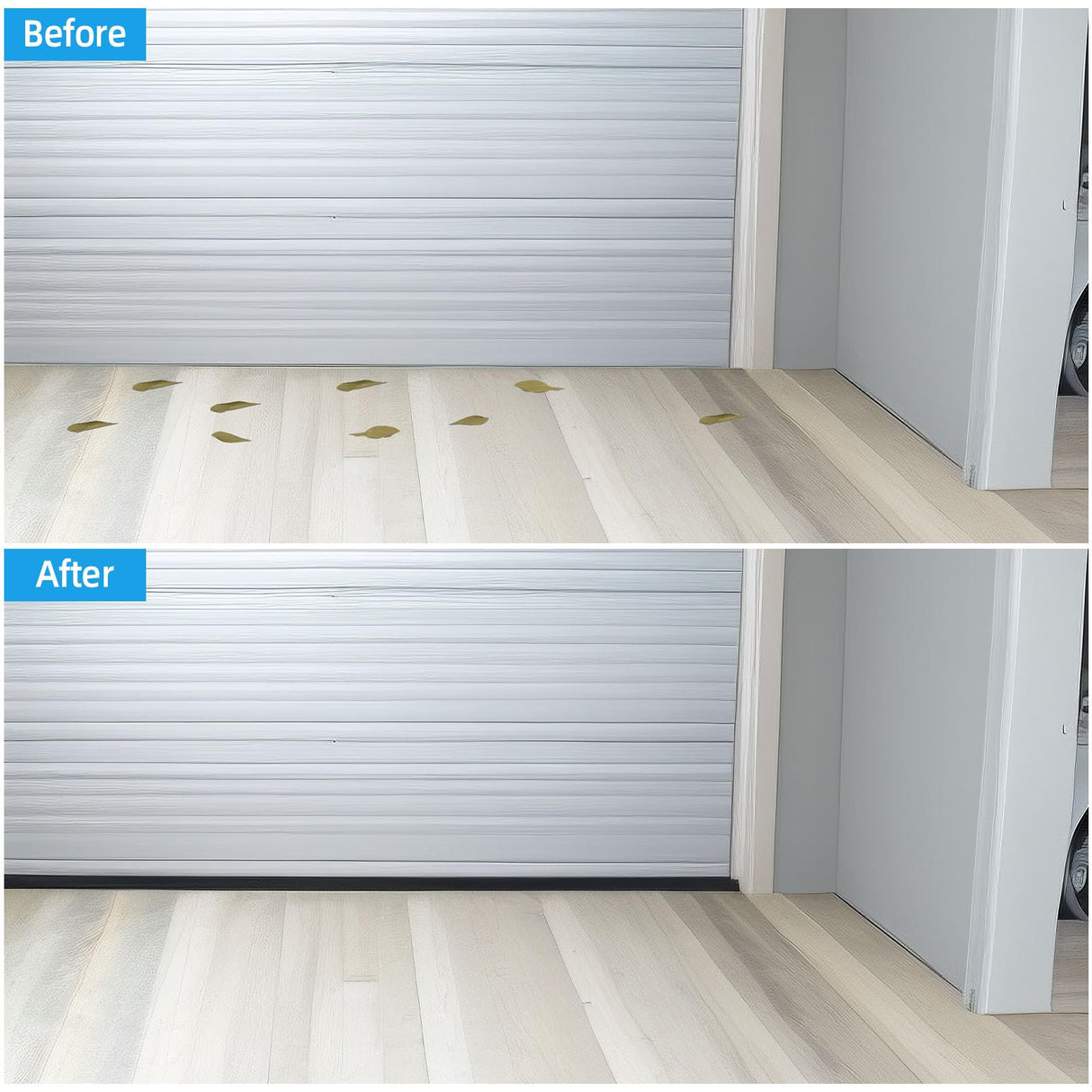 Pluden Garage Door Seal Replacement Wayne Dalton Garage Door 154448, 20 Feet Garage Door Bottom Weather Seal for Weather Stripping Fit 20 feet Wide Doors Pluden